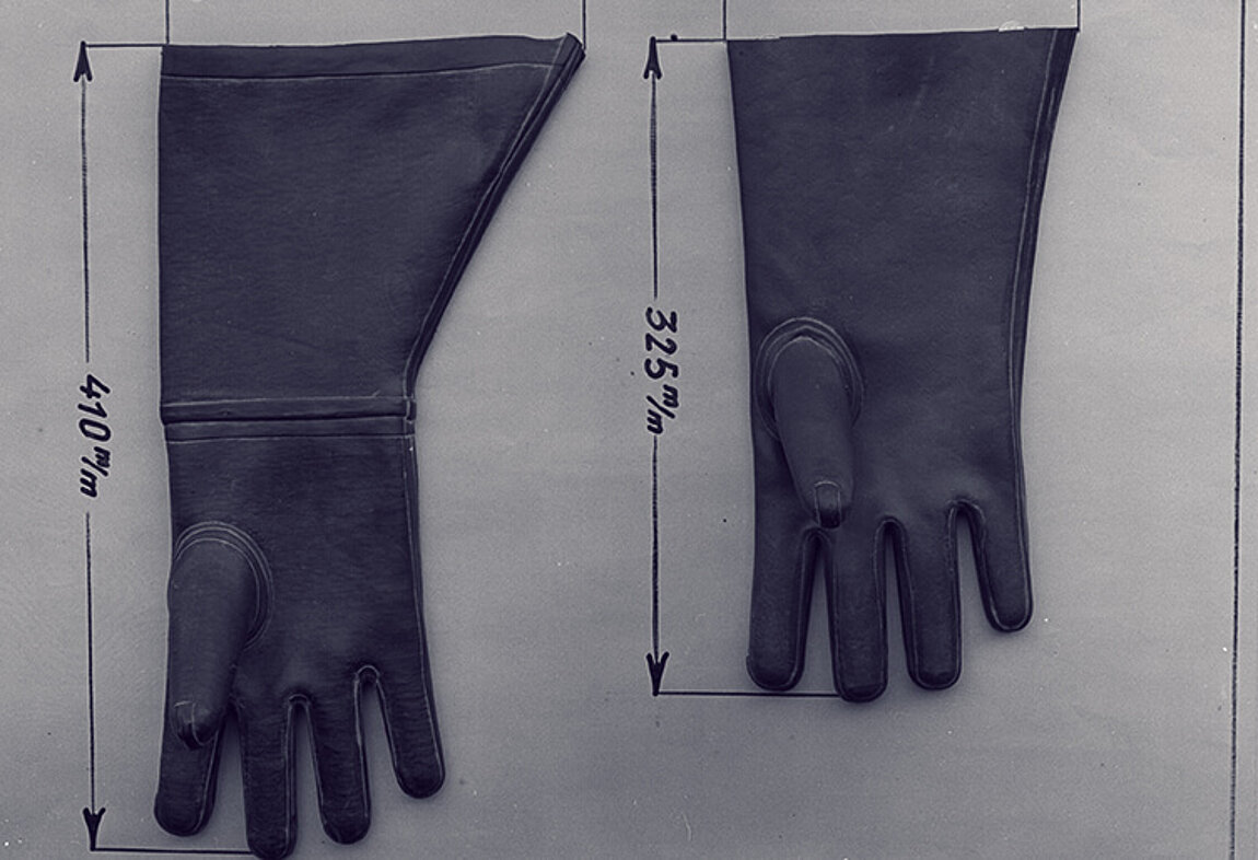 X-Ray gloves from long time ago