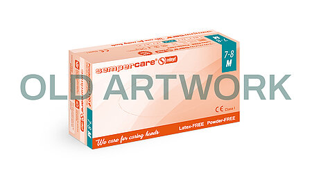 Sempercare Vinyl examination glove - size M