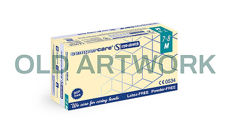 Sempercare Syn-strech ntirile examination glove - size M