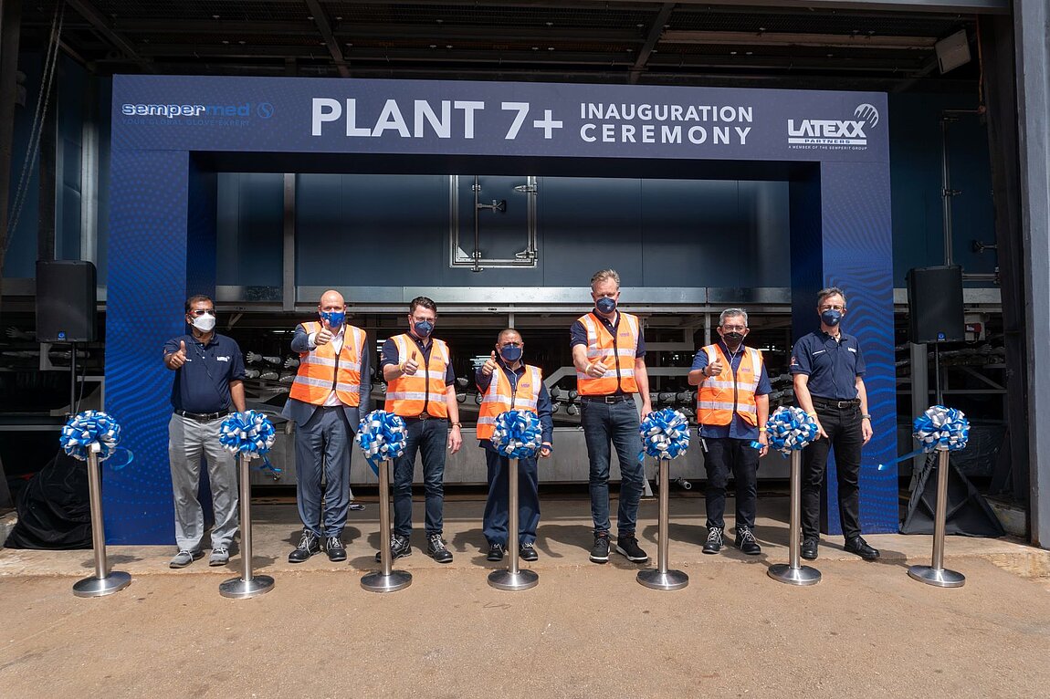 Latexx Partners Plant 7 ribbon cutting ceremony