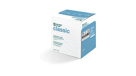 Sempermed Classic latex surgical glove dispenser